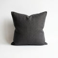 Charcoal Linen Cushion 50x50