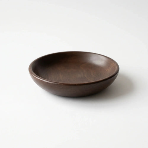 Espresso Beech Wood Bedside Catch Dish
