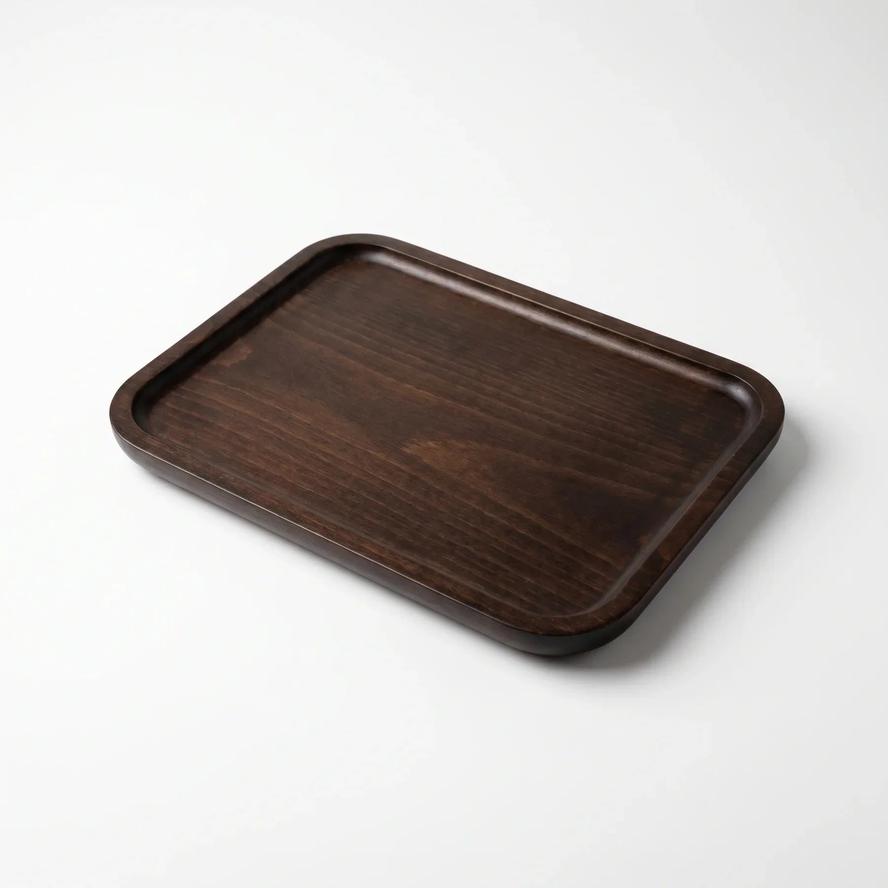 Espresso Beech Wood Lap Tray