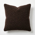Espresso Wool Boucle Cushion 50x50