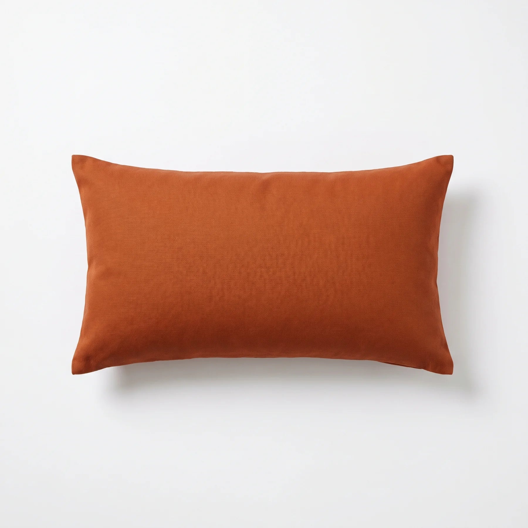 Rust Cotton Lumbar Cushion 30x60
