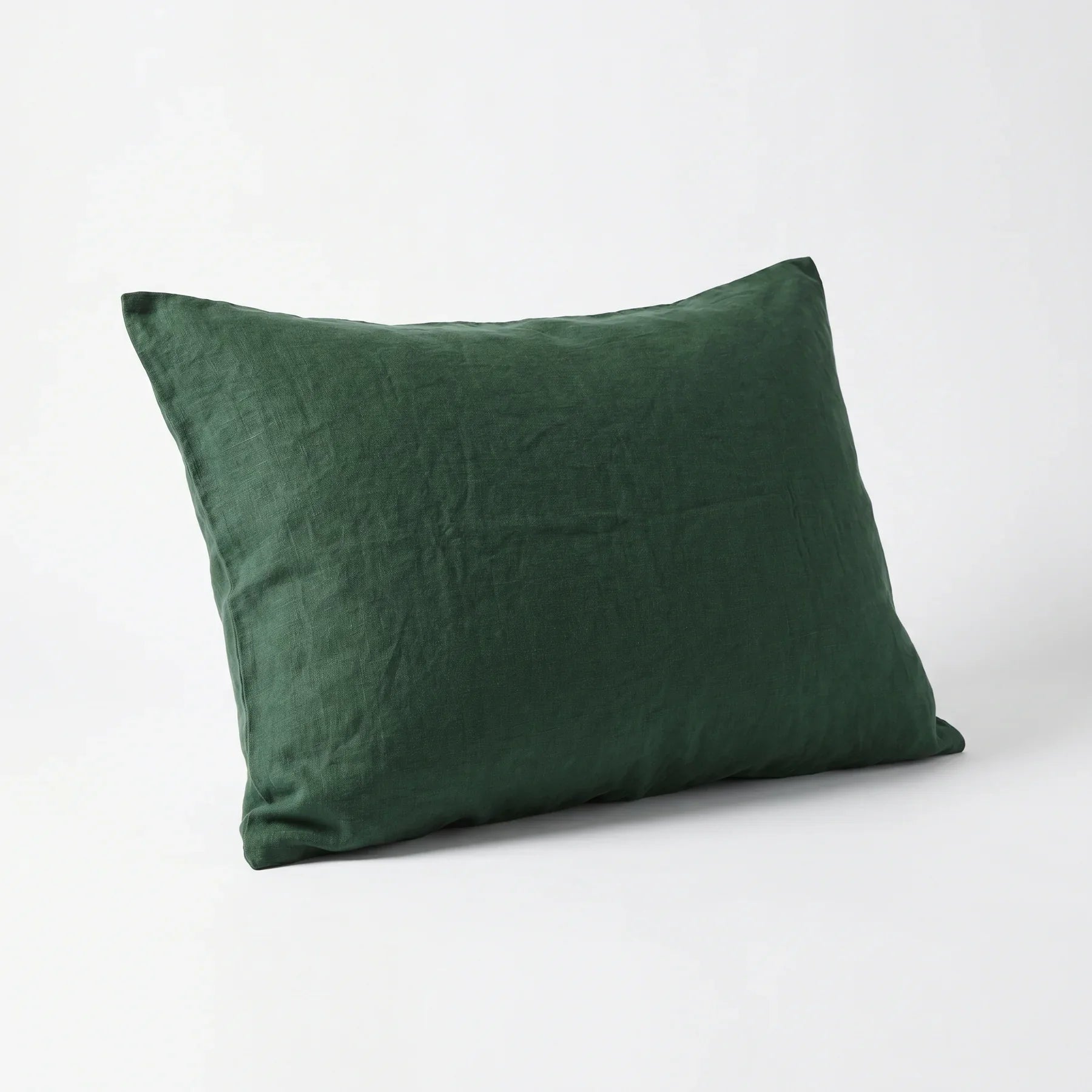 Deep Forest Linen Pillowcase, Standard / 50cm x 75cm