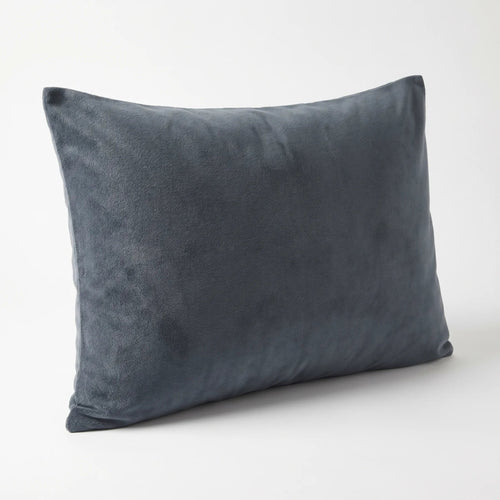 Slate Brushed Cotton Pillowcase, Standard / 50cm x 75cm